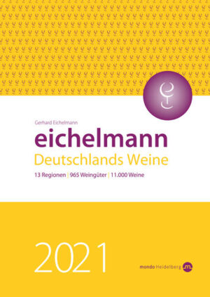 „Als umfassendster und kritischster Weinführer Deutschlands gilt der Eichelmann", schrieb das Börsenblatt, „Das Standardwerk zum deutschen Wein steht auf der Rückseite des Einbands, zurecht. Übersichtlich, klar gegliedert, textstark." urteilte Caro Maurer im General-Anzeiger. „Reich-Ranicki für Weingüter und Weine“ urteilte der Hessische Rundfunk über den Autor. Nun liegt die neue Bestandsaufnahme deutschen Weins vor, durchgängig farbig bebildert: „Eichelmann 2021 Deutschlands Weine“ bietet eine Einführung in die deutschen Weinanbaugebiete, alphabetisch geordnete Porträts zu den besten Erzeugern - darunter 69 neue Erzeuger und 235 biologisch arbeitende Weingüter - und die Bewertung und Beschreibung ihrer Weine. Preisangaben, Register mit Schnäppchen- und Bestenlisten, eine Übersicht der besten Bio-Winzer sowie ein Ortsverzeichnis runden diesen einmaligen Führer ab. Zum Buch erhalten alle Buchkäufer die Premium-App „Eichelmann 2021“.