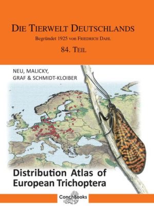 Honighäuschen (Bonn) - In 2005, during the "First Conference on Faunistics and Zoogeography of European Trichoptera" in Luxembourg, the idea for a distribution atlas of European caddisflies was discussed for the first time. All participants were enthusiastic about such a collection. Six years later - as part of the EU funded BioFresh project - we finally could start off to realise this idea. Since 2011, more than 630,000 occurrence records (about 450,000 adult data) of European caddisflies contributed by 83 Trichoptera experts and the authors have been compiled. In the present book, point records of caddisflies are illustrated on 1,579 maps and for the first time provide a comprehensive overview of the distribution patterns of European Trichoptera families, species and subspecies. These maps serve as a valuable base for future analyses, conservation and management priorities of this fascinating insect order. Note from the authors: The DAET data download through the Freshwater Biodiversity Data Portal (http://data.freshwaterbiodiversity.eu) is currently being prepared. Until the data are published there, members of the DAET consortium and buyers of the book can request data directly at the authors. Please contact Peter Neu [peter.neu@trichoptera-rp.de]