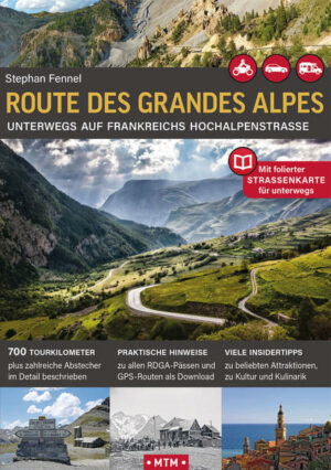 Sie zählt seit Jahren zu den absoluten Traumzielen in Europa: die französische Hochalpenstraße Route des Grandes Alpes. Doch sollte man eine Reise nicht nur auf ihre 700 Streckenkilometer sowie die dabei zu überquerenden 17 Alpenpässe konzentrieren. Im Umfeld der kurz RDGA genannten Strecke gibt es viele weitere Attraktionen