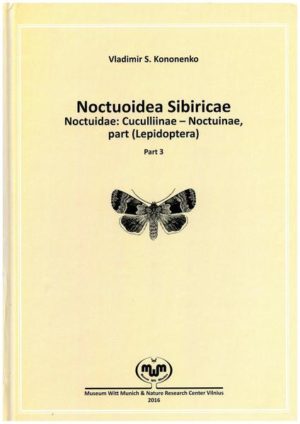 Honighäuschen (Bonn) - This fully illustrated guide with colour plates of adults and images of genitalia for all known species is published for the first time for the Russian territory. The scope of this book-series in fact exceeds that territory and also provides valuable information for neighbouring countries and regions. Classification of the superfamily Noctuoidea has seen dramatic changes since the first two volumes of the Noc- tuidae Sibiricae were published in 2005 and 2010. The Noctuidae (sensu lato) were divided into four fami- lies: Nolidae, Erebidae, Euteliidae and Noctuidae