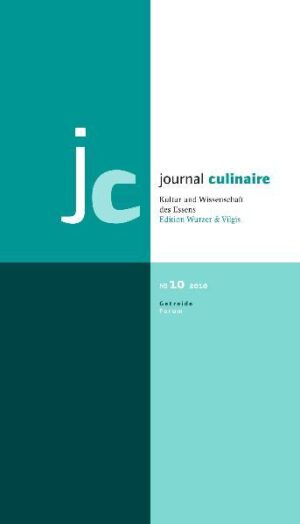 Das Jubiläumsheft des Journal Culinaire widmet sich in seinem Fokus dem Getreide. In fast allen Regionen der Welt bilden Samen von Pflanzen aus der recht kleinen Familie der Süßgräser die Lebensgrundlage der Menschen. Das allein ist Grund genug, sie in einen eigenen Fokus zu stellen. Die Breite des Themas erfordert eine solide Informationsbasis. HANS-PETER KAUL veranschaulicht in seinem einleitenden Beitrag die Systematik und Verwendung von Getreide und Pseudogetreide. Entgegen unserer Übung, der Arbeit von Köchen in einem eigenen Projekt Geltung zu verschaffen, schließen sich die Beiträge der Küchenchefs diesmal direkt an thematisch naheliegende Texte an. HUBERT HOHLER widmet sich sehr pragmatisch dem Garen von Getreide, CARSTEN GIRLICH bereitet ein Einkorn-Gericht zu. Wie aus Korn Brot wird, zeigt GERHARD RUSS unter dem Titel „Nahrung aus Getreidegräsern“. THOMAS MIEDANER geht der nicht unumstrittenen Frage „Immer neue Sorten - warum eigentlich?“ nach. Die Offenlegung des Wegs, wie die Pflanzenzüchtung zu qualitativ hochwertige Sorten kommt, kann zu einer Objektivierung der zum Teil emotional geführten Diskussion beitragen. MARTIN ZARNKOW bearbeitet einen Forschungsbereich, der vor allem bei Biertrinkern Interesse hervorrufen wird. Seine Ausführungen zur „Malzbereitung. Nicht aus Gerste allein“ deutet an, dass eine Beschränkung auf bestimmte Getreidesorten von der Sache her nicht nötig ist. JENS BOMKE schildert seine Kindheitserfahrungen mit „Kornkaffee und Muckefuck“, Kaffee-Ersatz, der zumindest in der deutschen Tradition zu einem großen Teil aus gemälztem Getreide hergestellt wurde. Als versierter Koch nimmt er diese Erinnerung produktiv auf und kombiniert den prägnanten Geschmack von Kornkaffee mit bester Kuvertüre. Den Diskurs um die Nutzung natürlicher Ressourcen als Nahrung oder regenerativem Rohstoff bringt CORNELIUS JANTSCHKE auf den Punkt: „Tank oder Teller?“ lautet seine pointierte Frage, die nach seinen faktenreichen Ausführungen vom Leser selbst beantwortet werden kann. THOMAS VILGIS beschließt den Fokus. Er nimmt mit der Stärke den bestimmenden Inhaltsstoff der Süßgräser nach Molekularstruktur, Eigenschaften und Nährwert unter die Lupe. Im Forum kommt zuerst ULRIKE WEILER zu Wort mit dem zweiten Teil ihres Artikels „Fleisch - schlechter Ruf und hoher Genuss“. Bei aller wissenschaftlichen Tiefe sind ihre Ausführungen auch für engagierte Verbraucher praxisnah und in die Einkaufswirklichkeit umsetzbar. Der Berliner Koch MICHAEL HOFFMANN beschreibt in der „Reifeprüfung“ seinen beeindruckenden und vor allem sensiblen Weg, Geflügel und Fleisch zu reifen. GERNOT KATZERS „Chemie der Gewürze“ kommt mit den nichtflüchtigen Inhaltsstoffen von Gewürzen zum Abschluss. Der dreiteilige Aufsatz hat das Journal Culinaire sehr bereichert und wir hoffen sehr, Dr. Katzer mit seinem Schatz an Reiseerfahrungen im indisch-asiatischen Raum bald wieder als Autoren begrüßen zu dürfen. Der Soziologe KARL-MICHAEL BRUNNER mahnt uns eindringlich zu einer sozialen Differenzierung des Geschmacks. Kulinarischen Globaldiagnosen und esskulturellen Vereinfachungen steht er mit guten Gründen skeptisch gegenüber. TILL EHRLICH hat sich der „Weinfarbe in der Weinverkostung“ angenommen. Seine Überlegungen zur Wirkkraft der Farbe fördert Bedeutungs-Schichten zutage, die im Alltäglichen meist verborgen bleiben, aber für die Kultur bildende Kraft des Weins konstitutiv sind. Der katholische Theologe RAINER HAGENCORD hat in Münster, wie im Editorial des Journal Culinaire No. 9 mitgeteilt, Ende des vergangenen Jahres als An-Institut der Philosophisch-Theologischen Hochschule ein „Institut für Theologische Zoologie“ eröffnet. Seine Ausführungen unter dem Titel „Zeit für eine theologische Zoologie! Eine biologisch-theologische Würdigung der Mitgeschöpfe“ breiten sein inhaltliches Programm aus. Einen bedenkenswerten Abschluss findet das Heft mit dem ersten von drei Teilen einer Reihe, in der JÜRGEN HÄDRICH den Zusammenhang zwischen „Essen und Langlebigkeit“ in (vor allem) der europäischen Geschichte in den Blick nimmt. Von hier aus lassen sich kritische Schnittstellen zwischen „gesunder Ernährung“ und „Genuss“ besser verstehen. Das Erscheinen der No. 10 des Journal Culinaire ist ein guter Anlass, auf die Arbeit der vergangenen fünf Jahre zurückzublicken. Sie war für uns jederzeit bereichernd. Die Begeisterungsfähigkeit und das Engagement der Autorinnen und Autoren - aus den Wissenschaften wie aus der Praxis - ist ungebrochen. Ihnen sei an dieser Stelle von ganzem Herzen gedankt. Aber wir haben noch lange nicht genug gelernt. Unser Informations- und Bildungshunger ist nicht gesättigt. Viele Fragen rund um die „Kultur und Wissenschaft des Essens“ sind offen oder müssen noch gestellt werden. Kompetente Menschen zu finden und zu überzeugen mitzuarbeiten: das bleibt unsere schöne Aufgabe.