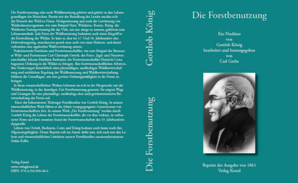 Die Forstbenutzung oder auch Waldbenutzung gehörte und gehört zu den Lebens-grundlagen des Menschen. Bereits mit der Besiedlung des Landes machte sich der Mensch den Wald zu Nutze. Holzgewinnung und auch die Gewinnung von Waldnebenerzeugnissen, wie zum Beispiel Harz, Waldstreu, Beeren, Reisig, die Waldweise Futtergewinnung für das Vieh, um nur einige zu nennen, gehörten zum Lebensunterhalt. Jede Form der Waldbenutzung bedeutete auch einen Eingriff in die Entwicklung der Wälder. So kam es, dass im 17. Und 18. Jahrhundert eine Holzverknappung, mancherorts sprach man auch von einer Holznot, und damit verbunden eine regelrechte Waldverwüstung eintrat.Praktizierende Forstleute und Forstwissenschaftler, wie zum Beispiel der Ilmenauer Wild- und Forstmeister Carl Christoph Oettelt, der Forst-, Jagd- und Naturwissenschaftler Johann Matthäus Bechstein, der Forstwissenschaftler Heinrich Cotta, begannen Ordnung in die Wälder zu bringen. Ihre forstwissenschaftlichen Arbeiten, ihre Forderungen hinsichtlich einer planmäßigen, nachhaltigen Waldbewirtschaftung und rechtlichen Regelung der Waldbenutzung und Waldbewirtschaftung bildeten die Grundlagen, um eine gewisse Ordnungsmäßigkeit in die Forste zu bringen.In ihren wissenschaftlichen Werken befassten sie sich in der Hauptsache mit der Waldbenutzung, in der damaligen Zeit Forstbenutzung genannt. Sie zeigten Wege und Lösungen für eine planmäßige, nachhaltige aber auch gewinnorientierte Bewirtschaftung der Forste auf. Einer der bekanntesten Thüringer Forstklassiker war Gottlob König. In seinem wissenschaftlichen Werk führte er die Arbeit vorangegangener Generationen von Forstwissenschaftlern fort. In seinem Werk Die Forstbenutzung werden durch Gottlob König die Lehren der Forstwissenschaftler, die vor ihm wirkten, in verbesserter Form und dem neuesten Stand der Forstwissenschaften des 19. Jahrhunderts dargestellt.Lehren von Oettelt, Bechstein, Cotta und König besitzen auch heute noch ihre Allgemeingültigkeit. Dieser Reprint soll ein Anreiz dafür sein, sich auch mit den Lehren und wissenschaftlichen Leitsätzen unserer Forstklassiker auseinanderzusetzen.Stefan Kolbe