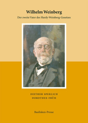 Wilhelm Weinberg war in Stuttgart von 1889 bis 1930 als niedergelassener Arzt und Geburtshelfer tätig. Zeitlebens befasste sich Weinberg damit, inwieweit humangenetische Probleme mit allgemein statistischen Methoden und diejenigen der Wahrscheinlichkeitsmathematik zu lösen sind. Dabei entdeckte er 1908 unabhängig und gleichzeitig mit dem englischen Mathematiker Godfrey Harold Hardy (18771947) das sogenannte Verteilungsgesetz, das in Anerkennung seiner Verdienste allerdings erst seit 1943 als Hardy-Weinberg-Gesetz bezeichnet wird.