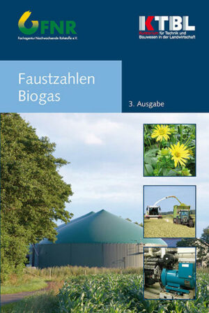 Das Nachschlagewerk enthält alle relevanten Daten und Fakten zu Biogas in der Landwirtschaft. Es erläutert die Entwicklung des Biogassektors, die technisch-biologischen Grundlagen und die Substratbereitstellung, Gasausbeute, Gärrestverwertung, Wirtschaftlichkeit und Umweltwirkungen.