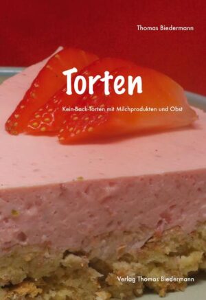 Sie glauben, es geht nicht ohne Backofen? Das Backbuch überzeugt Sie eines besseren. Mit 65 Rezepten für Torten ohne Backen. Rezepte für Torten mit unterschiedlichen Milchprodukten und unterschiedlichen Obstsorten.