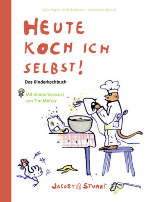 'Kochen ist wie Zaubern, Türme bauen und Bilder malen' – Tim Mälzer weiß, wie wichtig es ist, Kindern so früh wie möglich eine Leidenschaft fürs Kochen zu vermitteln. Deshalb unterstützt er dieses Buch auch, in dem Sylvi Egert leckere Rezepte zusammengestellt hat, die Kinder mit ihren Eltern einfach zubereiten können. Und dabei werden sie garantiert Spaß haben! Affentheater, Schneegestöber oder Ratatouillewalzer – das sind die lustigen Namen einiger Rezepte in diesem Buch, die Katharina Menke ebenso vergnüglich illustriert hat. Tim Mälzer hat sein Lieblingsrezept beigesteuert und fordert die Kinder in seinem Vorwort auf: 'Spielt mit den Zutaten, und lasst euch wilde Ideen einfallen!' Und wenn die kleinen Kochakrobaten und Back jong leure ihr erstes Zaubersüppchen gekocht und ihren ersten Schlaraffenland-Schokokuchen gebacken haben, werden sie ganz sicher auch künftig Gefallen daran finden, Essen selbst zuzubereiten. 'Frisch gekocht ist halb gewonnen!'