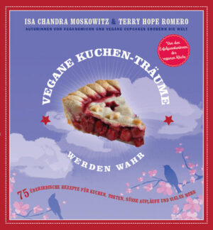 Das mehrfach ausgezeichnete Bestseller-Backbuch gibt es endlich auch in deutscher Sprache. Hier finden sie eine grandiose Anleitung für köstliche Kuchen, Torten, süße Aufläufe und vieles mehr. Die beiden Vegan-Köchinnen stellen 75 Rezepte vor, einige neuartig, einige klassisch mit wunderschönen Farbfotos. Weiters verraten Isa und Terry Geheimnisse, wie man Backversagen vermeiden kann, inspiriert dekoriert, garniert wie ein Profi und für vegane Zutaten einkauft.