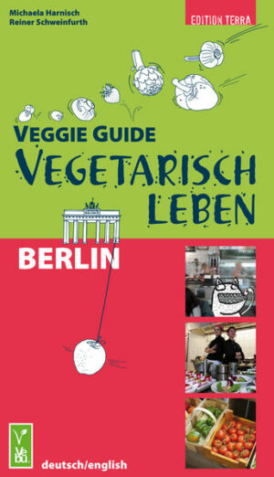 Berlin ist auch die Hauptstadt der Vegetarier. Hier hat sich ein Lebensstil aus bewusster Ernährung und Engagement für die Natur entwickelt. Der Veggie Guide Berlin führt erstmals zu Berliner Restaurants, Läden, Kochschulen und Caterern, die sich dieser neuen Esskultur verschrieben haben und bei der sich Genuss und naturverbundenes Bewusstsein großartig ergänzen. Berlin lebt bestens vegetarisch! "Veggie Guide Berlin" ist erhältlich im Online-Buchshop Honighäuschen.