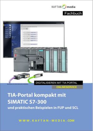 Honighäuschen (Bonn) - Dieses Buch TIA-Portal mit SIMATIC S7-300 und praktischen Beispielen in FUP und SCL behandelt die Programmierung einer SIMATIC S7-300 Steuerung mit TIA-Portal (TIA-Portal steht für Totally Integradet Automation). Es wird zu allen Programmierbeispielen aus der Praxis ein Lösungsvorschlag in FUP (Funktionsplan ) sowie Lösungsvorschläge in SCL (Structured Control Language, Siemens) angeboten. Alle Beispiele in diesem Buch wurden mit der CPU 314C-2PN /DP erarbeitet und getestet. Das Buch eignet sich für Berufsschulen, Mechatroniker, Technikerschulen, Ausbildungsstätten, Umsteiger von STEP7 Classic auf TIA-Portal usw. als auch zum Selbststudium. Es umfasst:  Projektierungssoftware  Geräte konfigurieren  Programm- und Anwenderstruktur  Programmeingabe  Testen mit Beobachtungstabellen  Digitale Verknüpfungen  Zeitfunktionen, Taktgeber, Zähler, Vergleicher  Lade- und Transferfunktionen  Analogwertverarbeitung  Online Tools, Datenbausteine  SCL (Structured Control Language)  Dezentrale Peripherie, PROFI-BUS , PROFINET  MM420 (MICROMASTER 420)am PROFI-BUS  Migration STEP7 V5.5  TIA Portal  Anhang viele praktische Beispiele in FUP und SCL