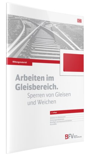 Honighäuschen (Bonn) - Die Schulungsunterlage Arbeiten im Gleisbereich. Sperren von Gleisen und Weichen dient zur Fortbildung für alle am Baugeschehen Beteiligten. In der Unterlage werden alle aktuellen Bestimmungen der Unfallversicherungsträger und der DB Netz AG zum Arbeiten im Gleisbereich berücksichtigt. Sie soll helfen, das Verantwortungs- und Sicherheitsbewusstsein der Mitarbeiter bei der Durchführung von Gleissperrungen zu schärfen und die gültigen Vorschriften korrekt anzuwenden. Die Schulungsunterlage Arbeiten im Gleisbereich. Sperren von Gleisen und Weichen orientiert sich an der Durchführung der Sicherungsmaßnahmen in der beruflichen Praxis und zeigt, - welche Gefahren auftreten, - welche Verantwortlichkeiten es gibt, - wer zur Abwendung dieser Gefahren zu beteiligen ist, - wann Gleissperrungen zwingend erforderlich sind, in welchem Umfang und wie sie durchgeführt werden.