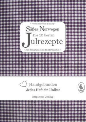 Dieses liebevoll gestaltete Rezeptheft stimmt auf die schönste Zeit des Jahres ein und verrät mormors Geheimrezepte. Neben den norwegischen Favoriten Kanelboller, Pepperkaker, Vafler und Co. finden sich auch Rezepte für die traditionsreichen Lefse und Riskrem. Auch das Buch selbst eignet sich als Geschenk. Jedes der handgebundenen und mit Stoff bezogenen Hefte ist ein Unikat und einzeln durchnummeriert.