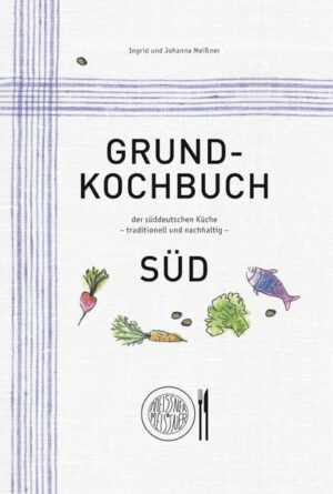 Ingrid und Johanna Meißner kamen auf die Idee zu diesem Grundkochbuch, als die Tochter, Johanna, von zu Hause auszog und immer wieder bei ihrer Mutter anrief, um sich Kochtipps zu holen. „Das geht sicher vielen in meinem Alter ähnlich“, dachte sich Johanna und beide machten sich ans Werk. Dabei kam ein Kochbuch heraus für Fleischesser, Vegetarier, Flexitarier, für die Studenten- oder Azubi-Küche und für alle, die im Ausland leben und die süddeutsche Küche vermissen. Für junge Familien und für Eltern, die gerne mal bekocht werden wollen. Für Menschen, die nicht lange im Netz nach Rezepten suchen wollen, die Wert auf Nachhaltigkeit legen und die gerne mit heimischen Zutaten kochen. Die Rezepte – von der Vorspeise über Hauptgerichte bis zu Desserts und Backwaren – sind übersichtlich Schritt für Schritt aufgebaut und reich bebildert.