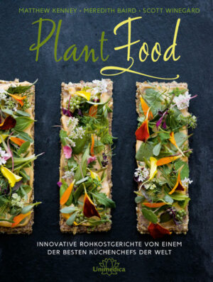 Honighäuschen (Bonn) - Plant Food  das ist Rohkost-Genuss in einem revolutionären neuen Gewand. Chefkoch und weltweiter Rohkost-Pionier Matthew Kenney und sein Team stellen in diesem Buch neue innovative Techniken für das Zubereiten kunstvoller Obst- und Gemüsegerichte vor, die alle Sinne mit köstlichen Aromen, spannenden Texturen und verlockenden Farbkombinationen betören. Die außergewöhnlichen Zubereitungsweisen reichen von Sprossen, Pürieren, Dörren und Räuchern über Versiegeln, Pressen bis zu Fermentieren und Reifen. Es geht um ausgefeilte Rezepte wie Birnen-Suppe mit Sellerie und Wacholderöl, Kürbisgnocchi mit Brunnenkresse, Zucchini-Hummus, Walnuss-Terrine mit Wassermelone, köstliche vegane Käse-Variationen wie den Spirulina-Blauschimmelkäse und einzigartige Desserts wie das Maca-Sorbet. Die Rezepte lassen sich leicht von Rohkostneulingen wie auch erfahrenen Küchenexperten in delikate und kerngesunde Gerichte verwandeln. Matthew Kenney zeigt mit Plant Food, dass man mit etwas Fantasie, Mut und der passenden Ausrüstung fantastische rohe Köstlichkeiten zaubern kann, die ein wahres Feuerwerk für die Sinne bereithalten. Matthew Kenney ist ein wahrer Virtuose der lebendigen Rohkost-Küche. Elsa Giannakoudaki, Huffington Post