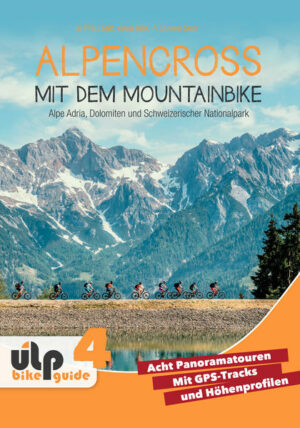 Mit dem Mountainbike vom Berchtesgadener Land an die Adria  oder doch lieber die knackigen Anstiege in den Dolomiten oder auf Entdeckungsreise durch den Schweizerischen Nationalpark? In unserem vierten ULP Bike Guide stellen wir euch 8 traumhafte mehrtägige Panoramatouren vor