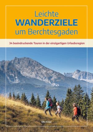Dieses Wanderbuch bietet 34 einfache Touren in voralpiner und alpiner Umgebung. Die Touren sind so gewählt