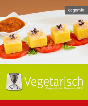 Ein Kochbuch mit Vegetarischen Rezepten speziell für den Thermomix. Das Buch enthält 32 Gerichte mit Bild und verständlicher Erklärung. Die Rezepte reichen vom Laugenburger bis zum Nudelauflauf mit Tofu.