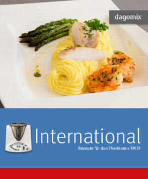 Ein Internationales Kochbuch speziell für den Thermomix. Aus 11 verschiedenen Ländern der Welt haben wir je eine Vorspeise, Hauptgericht sowie ein Dessert für Sie ausgesucht. All unsere Rezepte sind bebildert und ausführlich beschrieben. Sie können die Gerichte natürlich einzeln verwenden oder aber z.B. einen Länderabend veranstalten.