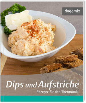 Ein Kochbuch mit Rezepten speziell für den Thermomix TM5 sowie auch dem TM31. Das Buch enthält 49 unterschiedliche Dips und Aufstriche mit Bild und verständlicher Erklärung. Ebenso finden Sie bei jedem Rezept die Nährwerte. Sie finden hier einen Pikanten Pfirsich-Dip ebenso wie eine Krabben-Creme oder aber einen Bruschetta-Aufstrich.