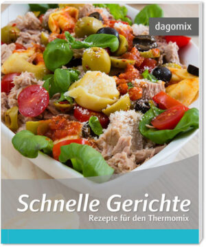 Ein Kochbuch mit Rezepten speziell für den Thermomix TM5 sowie TM31. Das Buch enthält 35 unterschiedliche Rezepte die sich gut eignen wenn die Zeit mal etwas knapper ist. Von Suppen über Hauptgerichte bis hin zu Nachtischen sind viele unterschiedliche Rezepte zu finden. Alle Rezepte sind mit verständlicher Beschreibung, Bild und Nährwerten.