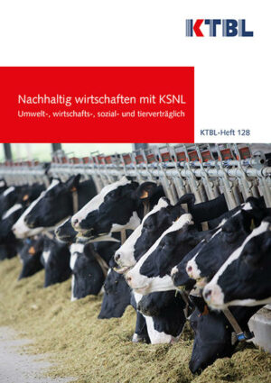 Dieses Heft gibt einen kompakten Überblick über das "Kriteriensystem Nachhaltige Landwirtschaft" (KSNL). Die Entwickler von KSNL beschreiben die vier Module Ökonomie, Ökologie, Soziales und Tierverträglichkeit und erläutern den Nutzen für den Landwirt.