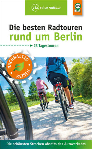 23 detailliert beschriebene Fahrradtouren zu den schönsten Zielen rund um Berlin und in Brandenburg. Darunter einsame Seen und Wälder in der Schorfheide