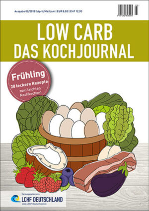 Mit "Low Carb Das Kochjournal Frühling" erscheint die 2. überarbeitete Auflage 2018. Überall sind sie zu erkennen, die ersten Frühlingsboten! Genau die richtige Zeit für unser Frühlings-Kochjournal. Freuen Sie sich mit uns auf leckere Rezepte rund um all das, was die Frühlings-Küche ausmacht. Saisonale Kochideen  natürlich, fett und rund um gesund! "LOW CARB Das Kochjournal Frühling" ist erhältlich im Online-Buchshop Honighäuschen.