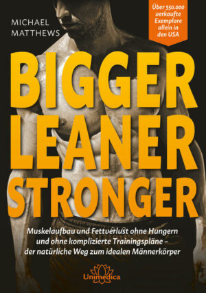 Honighäuschen (Bonn) - Der Weg zum ultimativ trainierten Körper Michael Matthews ist einer der erfolgreichsten Fitnesscoaches in den USA und hat schon Tausenden zu ihrem Traumkörper verholfen. Dabei hebt er sich erfrischend von den üblichen Ratschlägen ab. Denn Muskeln aufbauen und Fett verbrennen ist nicht annähernd so kompliziert, wie es die Fitnessindustrie gern aussehen lässt. In BIGGER LEANER STRONGER räumt der Bestsellerautor mit den größten Fitnessirrtümern auf und zeigt, wie es möglich ist, schlanke Muskelmasse aufzubauen und dabei weiterhin das zu essen, was man mag, ohne sich jemals so ausgehungert wie bei einer verzichtreichen Diät zu fühlen. Mit seinem Bodybuilding-Gesamtpaket kann man in wenigen Monaten eine gut definierte Brust, einen breiten, konischen Rücken, muskulöse Arme und starke Beine entwickeln  mit lediglich 3 bis 6 Stunden Training pro Woche und Gewichtübungen, auf die man sich wirklich freuen kann. Das Buch enhält einfache Menüpläne und ehrliche Tipps zu den gängigen Nahrungsergänzungsmittel. Es informiert darüber, welche komplett nutzlos sind und welche wirklich helfen. Mit BIGGER LEANER STRONGER werden bereits nach 12 Wochen deutliche Resultate sichtbar, Sie werden mehr Energie, bessere Laune und weniger gesundheitliche Beschwerden haben, sich stärker und gesünder fühlen und reichlich Komplimente für Ihr Aussehen bekommen. Über 350.000 verkaufte englische Exemplare dieses Buches sprechen für sich  Michael Matthews Methode ist ein voller Erfolg. Mike Matthews gibt Ihnen solide Informationen, die es Ihnen ermöglichen, Muskeln aufzubauen, Fett zu verlieren oder Ihr Gewicht zu halten. Wie auch immer Sie sich Ihren Traumkörper vorstellen  damit ist er in Ihrer Reichweite. TOM ZIEBRO, Life Coach und Autor, totallifestrategist.com