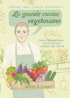 Immer wieder wurde Carlo Bernasconi nach einem vegetarischen Kochbuch mit Menüvorschlägen gefragt, denn größere vegetarische Menüs mit einer sowohl abwechslungsreichen als auch harmonisch aufeinander abgestimmten Speisenfolge zusammenzustellen  das ist schon die höhere Kunst. Und daher hat Carlo Bernasconi, der das vegetarische Restaurant Osteria Candosin in Zürich betrieben hat, eben solche Menüs für dieses Buch zusammengestellt. Neben einfachen jahreszeitlichen 3-Gänge-Menüs gibt es auch aufwendigere 5- oder 6-Gänge Menüs. Und selbstverständlich ist das Buch wieder eindrucksvoll illustriert von der wunderbaren Larissa Bertonasco, wie schon bei dem allerersten Titel unserer erfolgreichen Kochbuchreihe La Cucina verde, nunmehr in der 10. Auflage. La grande cucina vegetariana ist auch Carlos Vermächtnis, denn er hat zwar noch die Menüs zusammenstellen, das Buch vor seinem viel zu frühen Tod aber nicht mehr fertigstellen können. So haben seine Frau Jutta, seine Freunde Myriam Lang und Martin Walker sowie der Verlag und Larissa Bertonasco es nach seinen Vorgaben und in seinem Sinne zu Ende gebracht. "La grande cucina vegetariana" ist erhältlich im Online-Buchshop Honighäuschen.