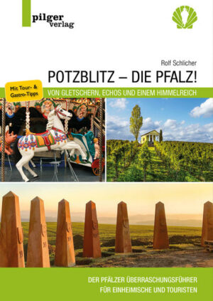  gibt Einblicke in Unerwartetes und Unbekanntes in und aus der Pfalz: Wie kam z. B. ein Stück Papier aus dem Dorf Frankeneck auf den Mond? Wo findet man die schönsten Echos und was ist das Geheimnis der tiefsten Höhle der Pfalz? Der Autor Rolf Schlicher hat 20 Jahre lang das Südwest-Ressort der Tageszeitung DIE RHEINPFALZ geleitet