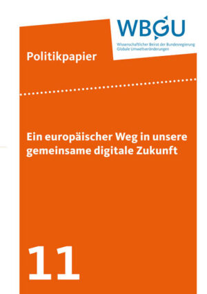 Honighäuschen (Bonn) - Deutschland sollte während seiner EU-Ratspräsidentschaft 2020 an den Green Deal der EU-Kommissionspräsidentin Ursula von der Leyen anknüpfen und auf eine enge Verzahnung von digitalem Wandel und Nachhaltigkeit hinwirken. Dafür präsentiert der WBGU Eckpunkte eines europäischen Wegs in eine gemeinsame digitale Zukunft.