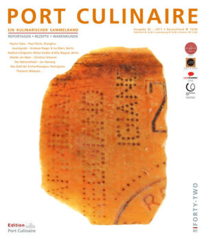Port Culinaire  Reportagen, Rezepten und Warenkunde, viermal jährlich seit 2007 Port Culinaire ist ein Sammelband rund um das Thema Kulinarik, den der bekannte Buchautor und Fotograf Thomas Ruhl in der eigenen Edition Port Culinaire herausbringt. "PORT CULINAIRE FORTY-TWO" ist erhältlich im Online-Buchshop Honighäuschen.