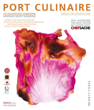 Port Culinaire  Reportagen, Rezepten und Warenkunde, viermal jährlich seit 2007 Port Culinaire ist ein Sammelband rund um das Thema Kulinarik, den der bekannte Buchautor und Fotograf Thomas Ruhl in der eigenen Edition Port Culinaire herausbringt. "PORT CULINAIRE FORTY-THREE" ist erhältlich im Online-Buchshop Honighäuschen.