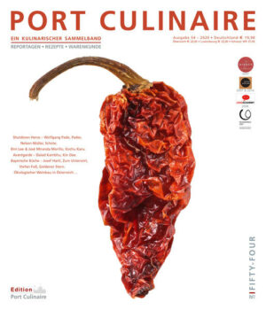 Port Culinaire  Reportagen, Rezepten und Warenkunde, viermal jährlich seit 2007 Port Culinaire ist ein Sammelband rund um das Thema Kulinarik, den die Port Culinaire GmbH mit Unterstützung des bekannten Buchautors und Fotografen Thomas Ruhl in der eigenen Edition herausbringt. "PORT CULINAIRE NO. FIFTY-FOUR" ist erhältlich im Online-Buchshop Honighäuschen.