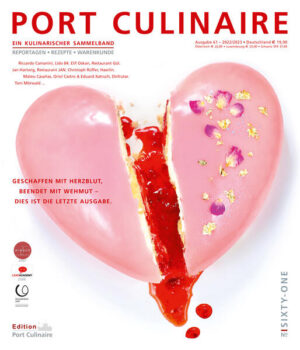 Port Culinaire - Reportagen, Rezepten und Warenkunde, viermal jährlich seit 2007 Port Culinaire ist ein Sammelband rund um das Thema Kulinarik, den die Port Culinaire GmbH mit Unterstützung des bekannten Buchautors und Fotografen Thomas Ruhl in der eigenen Edition herausbringt.