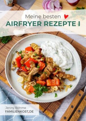 Jeder braucht einen guten Freund, der an stressigen Tagen für einen da ist. In der Küche ist das mein Airfryer. Dank ihm spare ich Zeit, Nerven, Energie und Fett. Und das kannst du auch. Wie das geht? Das verrate ich dir in meinem kleinen Kochbuch für die Heißluftfritteuse. Es erwarten dich: 20 schnelle und einfache Rezepte für deine Heißluftfritteuse - von Frühstück bis Abendessen Fettarme Zubereitung bei voller Knusprigkeit - entdecke das Einsparpotenzial beim Öl Kurze Zubereitungszeiten, die selbst in einen hektischen Alltag passen Gesunde Gerichte, die der ganzen Familie schmecken - ja, auch dem nörgelnden Kleinkind und dem wählerischen Teenie Zutaten, die du zu Hause hast oder im Supermarkt um die Ecke bekommst Auch Vegetarier kommen auf ihre Kosten: 12 Veggie-Rezepte