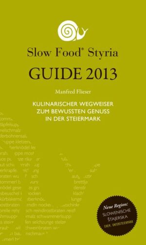 Slow Food Styria-Guide 2013 Bevor wir jemanden nach objektiven und kritischen Tests nach Slow Food-Kriterien in unseren kulinarischen Wegweiser aufnehmen, fragen wir uns, ob sich ein Umweg hierher lohnt. Erst wenn wir diese Frage mit „ja“ beantwortet haben, wird ein Betrieb beschrieben und kostenlos veröffentlicht. In der Edition 2013 werden erstmals auch die besten Adressen der ehemaligen Untersteiermark - slowenische Štajerska - publiziert. Übersichtlich nach Regionen gegliedert, führt der neu überarbeitete „Wegweisers zum bewussten Genuss in der Steiermark“ zu mehr als 450 zuverlässigen Genussadressen: Restaurants, Wirtshäuser, Buschenschänken und Almhütten, Landwirte mit Hof-Verkaufsladen, Manufakturen, Bäcker, Fleischer, Hofkäsereien, Öl-, Getreidemühlen, Nahversorger und Bauernmärkte.