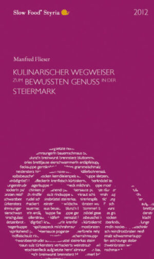 Der neue kulinarische Slow Food Steiermark-Guide enthält mehr als 400 objektive und kritisch recherchierte Adressen: Restaurants, Wirtshäuser, Buschenschänken und Almhütten, Bäcker, Fleischer, Hofkäsereien, Öl- und Getreidemühlen, Verkauf ab Bauernhof & Manufaktur sowie Feinkostläden. Bevor wir jemanden in unseren kulinarischen Wegweiser aufnehmen, fragen wir uns, ob sich ein Umweg hierher lohnt. Erst wenn wir auch diese Frage mit „ja“ beantwortet haben, wird der Betrieb beschrieben und veröffentlicht. Kostenlos versteht sich, denn in Zeiten, in denen unser Geschmack manipuliert und uns das Vertrauen in unser tägliches Brot genommen wird, sieht es Slow Food Styria als Pflicht, jene Menschen und Betriebe vor den Vorhang zu bitten, die kochen anstatt aufzuwärmen, bzw. hochwertige, schmackhafte Lebensmittel im Einklang mit der Natur produzieren.