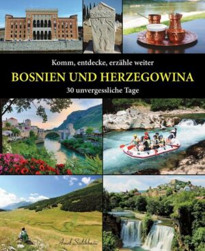 Dieses Buch entstand aus dem Wunsch die natürliche und kulturelle Vielfalt Bosniens und Herzegowinas bestmöglich darzustellen. Die meisten Touristen bleiben in Bosnien und Herzegowina nur zwei bis drei Tage. Dieses Buch bietet Beschreibungen von mehr als 150 touristischen Zielen und Attraktionen