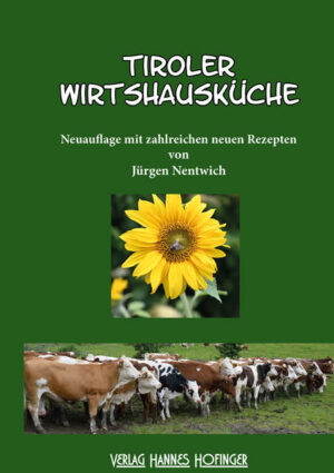 700 Rezepte aus der Tiroler Wirtshausküche auf 550 Seiten. Mit zahlreichen Farbfotos von Tirol. "Tiroler Wirtshausküche" ist erhältlich im Online-Buchshop Honighäuschen.