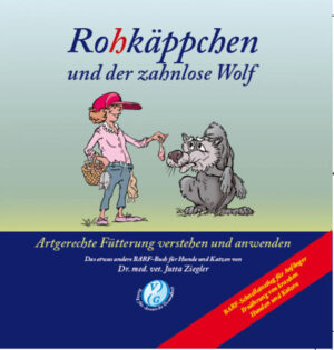 Honighäuschen (Bonn) - Rohkäppchen und der zahnlose Wolf ist ein außergewöhnliches Buch zum Thema BARF (Biologisch Artgerechte Roh-Fütterung), mit dem Sie ohne komplizierte Rechnungen eine ausgewogene Barf-Ration für Hund und Katze zusammenstellen können. Dieses Buch ist sowohl für den Barf-Anfänger, der sofort beginnen will, als auch für denjenigen, der in der Materie schon fit ist, gedacht. Der Schnelleinstieg für Anfänger ist auf der Buchdeckelinnenseite sofort verfügbar. Mit vielen Barf-Mythen wird aufgeräumt. Themen wie:  Getreide im Futter  ja oder nein?  Ist die Erstellung einer ausgewogenen Barf-Ration kompliziert?  Sinn oder Unsinn eines richtigen Kalzium-Phosphorverhältnisses  Notwendigkeit von Futtermittelzusätzen  Qualitätsmerkmale von Fertigfutter  Ernährungsbedingte Verhaltensstörungen  und vieles mehr werden intensiv behandelt. Auf die Fütterung von kranken Hunden und Katzen wird von der Autorin, einer Tierärztin mit 35-jähriger Praxis-erfahrung, besonderes Augenmerk gelegt. Frau Dr. Jutta Ziegler ist nach Veröffentlichung der Bücher Hunde würden länger leben, wenn  und Tierärzte können die Gesundheit Ihres Tieres gefährden mit einem riesigen Ansturm an Anfragen von Tierbesitzern krankgefütterter bzw. kranktherapierter Hunde und Katzen konfrontiert worden. Mittlerweile hat sie unzählige Hunde und Katzen erfolgreich auf eine artgerechte Ernährung umgestellt. Wer Fragen im Bereich Verdauung und Stoffwechsel genauer auf den Grund gehen will, wird in diesem Buch über die neuesten medizinischen Erkenntnisse informiert. Kaum ein anderes Barf-Buch liefert ein derart ausführliches Hintergrundwissen. Jeder Hunde- und Katzenbesitzer kann sich in diesem Buch wertvolle Tipps holen.
