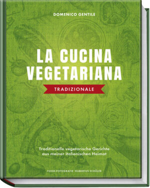 Für alle Liebhaber der authentischen italienischen Küche Domenico Gentile, mehrfach preisgekrönter Kochbuchautor, ist ein wahrer Meister darin, alte Originalrezepte der traditionellen italienischen Küche wiederzuentdecken. Dafür reist er jedes Jahr quer durch Italien, um direkt mit den Familien vor Ort die seit Generationen überlieferten Gerichte gemeinsam nachzukochen und sie für seine Buchprojekte festzuhalten. In „La cucina vegetariana tradizionale“ werden auf diese Weise viele berühmte vegetarische Rezepte Italiens zum ersten Mal in ihrer unverfälschten Machart in einem Buch präsentiert. Die Ergebnisse sind einzigartig aromatische Speisen - von der berühmten Pasta al pesto genovese bis hin zu den verlockenden Gnocchi alla Sorrentina. Mehr als 60 kulinarische Highlights erwarten dich in diesem Kochbuch, die dir neue und ungewohnt intensive Facetten der echten italienischen Küche präsentieren. Domenico Gentile, Sohn eines kalabrischen Landwirts, betreibt mit großer Leidenschaft und breit gefächertem Insider-Wissen neben seinen Buchprojekten den größten italienischen Foodblog in deutscher Sprache: „Cooking Italy“.