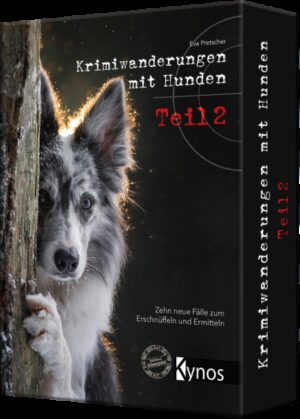 Honighäuschen (Bonn) - Spazierengehen war gestern: Wenn Sie mit einer Gruppe von Hunden und Menschen unterwegs sind, machen Sie doch einmal eine Krimiwanderung daraus! Die teilnehmenden Kommissare und ihre Spürhunde bekommen einen Fall präsentiert, den sie unterwegs lösen müssen. Darin sind verschiedene Aufgaben aus dem Alltagstraining wie sitzen, warten und Leinenführigkeit integriert, aber auch spannende Dinge wie Hinweise erschnüffeln, Zeugen befragen oder Leckerchen suchen. Hundetrainerin Eva Pretscher hat sich zehn Fälle vom Juwelenraub über kaltblütigen Mord bis zum verschwundenen Weihnachtsmann ausgedacht, zu deren Aufklärung Sie Ihre Teilnehmer sofort losschicken können. Vom Tatort angefangen suchen und finden Menschen und Hunde auf verschiedenen Stationen Hinweise, die am Ende zur Überführung des Täters führen. Enthält hundezahnresistente Verdächtigen-, Motiv- oder Alibihinweise auf Kunststoffkarten für den Outdooreinsatz zu jedem Fall  mit Geruch auf die richtige Spur gebracht, finden so auch die Hunde unterwegs wichtige Hinweise! Zusätzlich im Serviceteil als Kopiervorlage und/oder zum Download: Zahlreiche Vorlagen für Dienstausweise, Ausschreibungen, Teilnehmerurkunden und vieles mehr. Info für alle Käufer: Es gibt keine Karten für Fall 7! Hier wird ohne Karten gespielt.