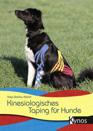 Honighäuschen (Bonn) - Die bunten Tape-Bänder sieht man heute bei Sportlern fast aller Disziplinen. Aber auch Hunden helfen sie ergänzend zu anderen physiotherapeutischen Maßnahmen sehr gut, wenn es um die Förderung der körperlichen Eigenwahrnehmung, um Schmerz- und Drucklinderung und Lockerung der Muskeln und Faszien geht. Dieses Buch gibt einen Überblick über die Möglichkeiten des kinesiologischen Tapings für Hunde, Materialkunde, Indikationen und Kontraindikationen, Schritt-für-Schritt-Anleitungen für verschiedene Taping-Anlagen wie z.B. Muskel-, Faszien- oder Narbentape und liefert konkrete Fallbeispiele aus der Praxis.