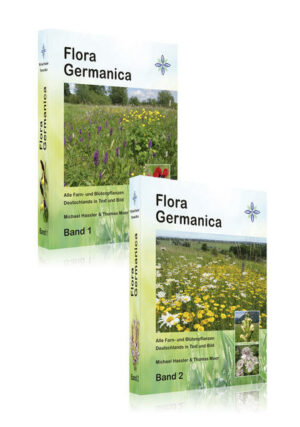 Der vollständige Atlas der deutschen Flora in zwei Bänden In Deutschland wachsen rund 2.800 einheimische Blütenpflanzen, Farne und Bärlappe. Hinzu kommt eine ähnliche Zahl eingeschleppter Neophyten und verwilderter Zier- und Nutzpflanzen. Damit besitzt Deutschland trotz aller menschlichen Eingriffe immer noch eine artenreiche Flora. Ein Großteil der Arten gilt jedoch als gefährdet und wurde auf kleine Flächen zurückgedrängt. Die Bände 1 und 2 enthalten insgesamt 4.600 Arten, Unterarten und Varietäten, also alle einheimischen Arten sowie alle regelmäßig gefundenen Neophyten und Hybriden. Weitere rund 1.500 sehr selten und unbeständig gefundene Arten werden im Text erwähnt. Die meisten Pflanzen werden in jeweils zwei Bildern porträtiert (in Summe über 9.000 Bilder). Zu jeder Sippe wird eine ausführliche Beschreibung gegeben, außerdem Angaben zur Verbreitung und Häufigkeit, zum Gefährdungsstatus und zu den Lebensräumen. Über Symbole wird auf Lebenszyklus, Giftigkeit, Essbarkeit, Lebensweise und an der jeweiligen Art lebende Insektengruppen hingewiesen. Einleitende Kapitel widmen sich dem Stammbaum und den Lebensräumen. In ausführlichen Indizes werden u. a. die Fachbegriffe erklärt. Eine umfangreiche, aktuelle Literaturliste enthält die wichtigsten Veröffentlichungen der letzten 30 Jahre zur Flora Deutschlands. Die kritischen Gattungen (z. B. Brombeeren oder Löwenzähne) mit rund 1.300 schwer bestimmbaren Arten werden in einem dritten Band behandelt, der in Vorbereitung befindlich ist. Das Werk richtet sich an Naturschützer sowie Naturschutzbehörden, Pflanzenenthusiasten und ganz allgemein an alle, die an unserer Natur interessiert sind und sie erhalten wollen. Hier werden die aktuellen Erkenntnisse zusammengefasst, die Bestimmung auch für Nicht-Biologen erleichtert und damit wichtige Anregungen für den Schutz und Erhalt unserer heimischen, weiterhin sehr bedrohten Flora gegeben.