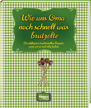 Omas Essen schmeckte eigentlich immer gut, und was staunte man, wie schnell sie ein richtiges, leckeres Essen zubereitete, weil vor Hunger niemand lange warten wollte. Omas beste Schnellrezepte in einer liebevollen Zusammenstellung.