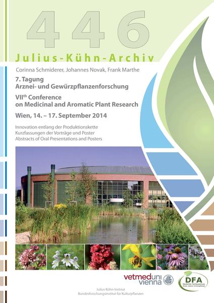 Tagung Arznei Und Gew Rzpflanzenforschung Conference On Medicinal And Aromatic Plant