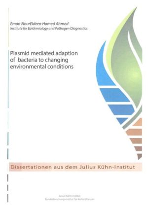 Honighäuschen (Bonn) - Conjugative plasmids have been frequently reported to carry a considerable variety of bacterial functional genes often coding for traits beneficial to the plasmid host. Transferable plasmids are mobile genetic elements (MGEs) that can transfer by conjugation or mobilization between bacterial cells of the same species or between different taxa. The ability to stably replicate in a host cell determines the replication range. Under rapidly changing environmental conditions plasmids foster the adaptation to stressful environments. The focus of this thesis was to investigate the response of bacterial communities to changing environmental conditions, and the studies showed that lncP-1 plasmid-mediated adaptation to changing environmental conditions is important for biofilter and rhizosphere bacteria. lncP-1 plasmids have a broad host range and transfer efficiently in soils and related habitats. lncP-1 plasmids have the ability to disseminate remarkably diverse functional genes (resistance to antibiotic and/or heavy metal, degradation of xenobiotics) by carrying, or mobilizing plasmids carrying, such genes via a process called horizontal gene transfer (HGT) or the proliferation of lncP-1 carrying bacterial populations. Most of the studied lncP-1 plasmids were isolated from polluted environments. However, the role of lncP-1 plasmids in unpolluted soils was so far not studied. In this context, this thesis is providing insights into the presence, response, type, diversity and potential ecological role of lncP-1 plasmids in two different environments known to be hot spots for HGT. First, on-farm bio-purification systems (BPSs) are an efficient, applicable, simple and low-cost method used by the farmers to treat pesticide-contaminated wastewater through biodegradation and sorption processes. Recently it was shown for on-farm BPSs that during the agricultural season the abundance of lncP-1 plasmids in BPS material increased and the dynamic changes of the composition of different lncP-1 plasmids were revealed by trfA amplicon sequencing. The increase of lncP-1 plasmids seemed to correlate with increasing pesticide concentration. In this thesis microcosm experiments were performed with BPS material where the phenylurea herbicide linuron was added or not. Cultivation-independent methods were used to study the dynamic response of BPS bacterial communities to the addition of linuron. Total community DNA (TC-DNA) extracted from BPS samples taken at different time points after the linuron addition was analyzed by quantitative real-time PCR or by PCR amplification of degradative genes and subsequent Southern blot hybridization. In addition, plasmids were captured in socalled exogenous biparental matings into P. putida as a recipient. The experimental design allowed to demonstrate the link between the presence of linuron and the abundance of lncP-1 plasmids and genes coding for enzymes involved in the degradation of linuron (chapters II and Ill). In three transconjugants the presence of hy/A gene was revealed. Second, the ecology of lncP-1 plasmid in the rhizosphere of three different crops grown under greenhouse conditions in the same soil type was investigated. We could confirm by qPCR the recently reported observation that in the rhizosphere of field-grown lettuce lncP-1 plasmids were enriched. In contrast, the increased relative abundance of lncP-1 plasmids was less pronounced in the rhizosphere of tomato and hardly detectable in potato plants (chapters IV and V). Based on the ability to mobilize lncQ plasmids, numerous lncP-1 plasmids were captured in a so-called triparental mating directly from rhizosphere bacteria. Transconjugants were selected based on the markers of the lncQ plasmid but most of the transconjugants also carried lncP-1 plasmids. The cultivation-independent methods used in this thesis (DGGE, pyrosequencing of 16S rRNA gene fragments, amplicon pyrosequencing of lncP-1 trlA genes, qPCR, PCR and/or Southern blot hybridization) allowed us to explore the dynamics of populations bearing lncP-1 plasmids in the TC-DNA of tested samples. The results presented in this thesis revealed that the lncP-1 plasmids bearing populations are remarkably dynamic in response not only to the introduction of xenobiotic compounds but also to plant root exudates providing evidence of the importance of lncP-1 plasmids in bacterial adaptation to both man-made and root exudates. Almost all lncP-1 subgroups were presented in all tested samples while lncP-113 subgroup showed a notably stronger response. We showed for the first time the high diversity of lncP-1 plasmids (particularly lncP-113 subgroup) regarding the rhizosphere of naturally grown lettuce and tomato plants but not for potato. Additionally, different plants might harbor populations bearing different lncP-1 plasmids even if they were grown in the same soil type. However, these results suggest the plant rhizosphere as a fertile source for novel functional MGEs.