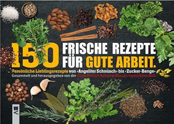 Die »Genuss-Gewerkschaft « feiert Geburtstag. Am zweiten Weihnachtstag 1865 wurde der Allgemeine Deutsche Cigarrenarbeiterverein, die Vorläuferorganisation der Gewerkschaft Nahrung-Genuss-Gaststätten (NGG), in Leipzig gegründet. Da zum 150. Jubiläum ein Jubiläums-Essen gehört, hat die NGG aufgerufen, ihr Rezepte für typische Gerichte aus der regionalen Küche oder traditionelle Familien-Rezepte zu schicken. Auch Spitzen-politiker und Arbeitgeber haben sich beteiligt und ihre Lieblingsgerichte »serviert«. Aus allen Regionen der Bundesrepublik landeten mehr als 1 000 Rezepte, ganze Kochbücher und handgeschriebene Rezept-Sammlungen in der Rezepte-Box. Die eingesandten Rezepte zeigen nicht nur die Vielfalt der Lebensmittel, sondern auch die Kreativität, auch aus einfachen Zutaten Leckeres für Familie und Freunde auf den Tisch zu zaubern. Aus dieser Schatzkiste wurden 150 Rezepte für dieses Buch ausgewählt. Es war nicht leicht, alle Landstriche, aber auch die Vielfalt von der Vorspeise bis zum Dessert und selbst den »Verdauungsschluck« zu berücksichtigen. Teilweise sind es sehr einfache Rezepte, die aus einer Zeit stammen, in der Schmalhans noch Küchenmeister war. Aber sie zeigen, wie wichtig nicht nur das gemeinsame Essen für den Zusammenhalt einer Familie ist, sondern auch das Bewahren von Traditionen. In der Gewerkschaft NGG sind Menschen organisiert, die tagtäglich dafür sorgen, dass die Bevölkerung weit über Deutschland hinaus mit sicheren und hochwertigen Lebensmitteln versorgt wird. Es ist eine Binsenweisheit: Gegessen und getrunken wird immer. Gewandelt haben sich allerdings die Essgewohnheiten und auch die Verfügbarkeit der Nahrungsmittel. Nicht immer konnten die Menschen aus 170 000 Produkten, die die Ernährungswirtschaft heute herstellt und anbietet, auswählen. Getestet, nachgekocht oder -gebacken haben wir die Rezepturen nicht. Die Rezepte, Mengenangaben, Gar- oder Backzeiten haben wir von den Einsenderinnen und Einsendern übernommen. Sie beruhen auf persönlichen Vorlieben und Zubereitungstechniken. Ich bedanke mich bei allen, die sich beteiligt haben, ganz herzlich, wünsche viel Spaß und gutes Gelingen beim Kochen, Backen oder Brutzeln und sage »Guten Appetit«! Ihre Michaela Rosenberger "150 Frische Rezepte für gute Arbeit" ist erhältlich im Online-Buchshop Honighäuschen.