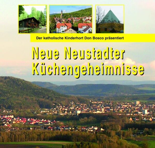 Elke Protzmann, 2. Bürgermeisterin der Stadt Neustadt bei Coburg schreibt in ihrem Grußwort für das Kochbuch des Katholischen Kinderhorts Don Bosco: Das Leitbild der Salesianer Don Boscos heißt „Damit das Leben gelingt“. Ich freue mich, dass wir in Neustadt diesen Kinderhort mit eben diesem Leitbild haben. Zu wissen, dass unsere Kinder dort gut aufgehoben sind, ist für die Eltern ein gutes Gefühl. Dem Hort meinen herzlichen Glückwunsch zum 20-jährigen Bestehen und den Mitarbeiter/innen ein großes Dankeschön für Ihre Arbeit.“, Pfarrer Peter Fischer: Dieses Kochbuch lädt zu einer Reise durch die Küchen Neustadts ein. Ganz unterschiedliche Rezepte spiegeln die Vielfalt der Menschen wieder, die in Neustadt leben, wohnen, arbeiten etc. Lassen Sie sich von dieser Vielfalt bereichern – und anstecken, das eine oder andere in der eigenen Küche auszuprobieren. 94 Rezepte in 8 Kategorien sind der Beweis für diese Vielfalt. Auch 13 Beiträge aus anderen „Neustädten“ sind in diesem Kochbuch enthalten.