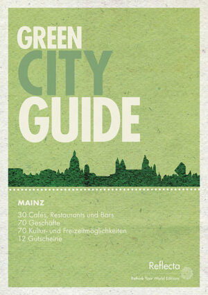 Der Green City Guide präsentiert Städte von ihren schönsten Seiten. Er führt zu Cafes, Restaurants und Geschäften, die sich nach den Kriterien der Nachhaltigkeit richten. Die also davon ausgehen, dass die ökologische, ökonomische und soziale Leistungsfähigkeit einer Gesellschaft nur durch das gleichzeitige und gleichberechtigte Umsetzen von umweltbezogenen, wirtschaftlichen und sozialen Zielen sichergestellt und verbessert werden kann. Nach dem ersten Band über Mainz folgen in diesem Jahr Guides zu Frankfurt und Wiesbaden. Weitere Bände sind in Planung.